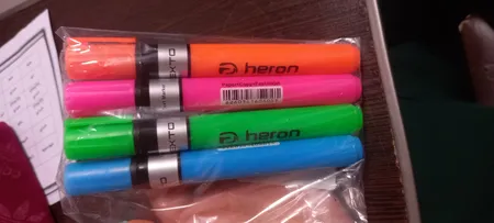 ماژیک علامت گذار پلیکان مدل هرون TEXTO بسته 5 عددی