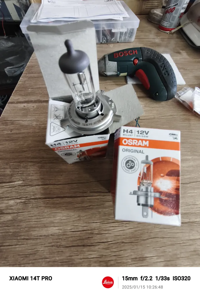 لامپ خودرو اسرام مدل H4 12V 60/55 W 64193