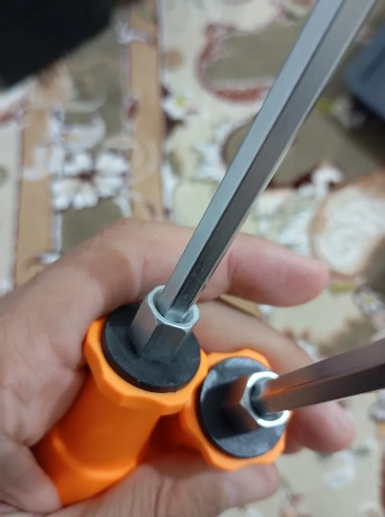 پیچ گوشتی دو سو و چهارسو ضربه خور دینگشی مدل DT-6150 بسته 2 عددی