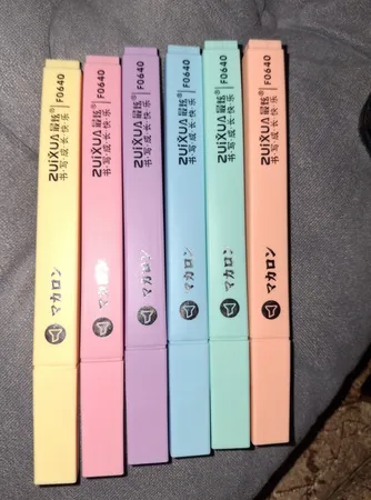 ماژیک علامت گذار ژیخوآ مدل پاستیلی بسته 6 عددی