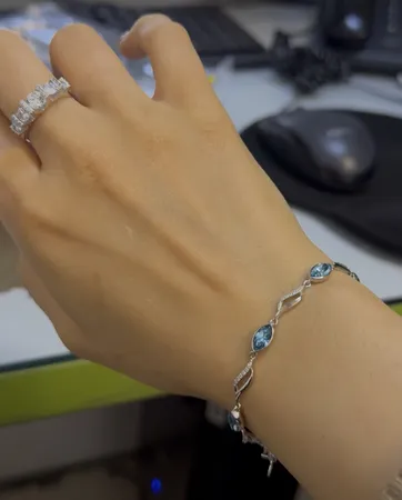 دستبند نقره زنانه کوبیک مدل QB-5605