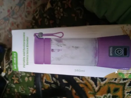 شیکر شارژی مدل juice گنجایش 380 میلی لیتر