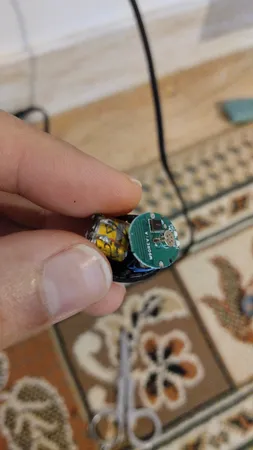 باتری لیتیوم-یون قابل شارژ کد ICR-6671 ظرفیت 90 میلی آمپرساعت مناسب برای ایرپاد بسته 2 عددی