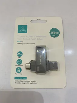 فلش مموری یوسمز مدل Typec-Usb3-High Speed-ZB202 ظرفیت 256 گیگابایت