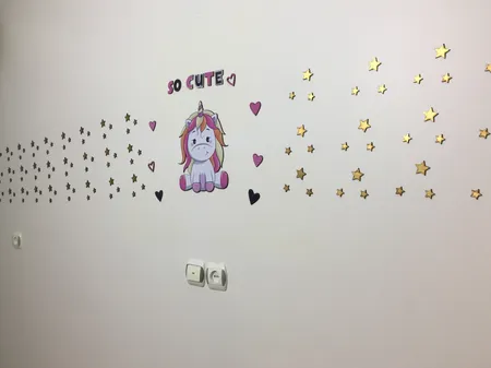 استیکر ژِیوار مدل ستاره ها مجموعه 170 عددی