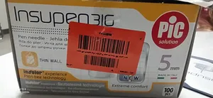 تجریه خرید سوزن قلم انسولین پیک سلوشن مدل 5 بسته 100 عددی