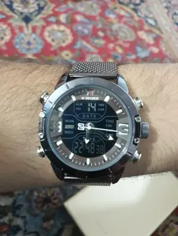 ساعت مچی عقربه ای مردانه نیوی فورس مدل NF9153-FL-BL