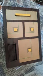 جعبه رومیزی تی بگ و تنقلات و زیرلیوانی مدل DR_BEST