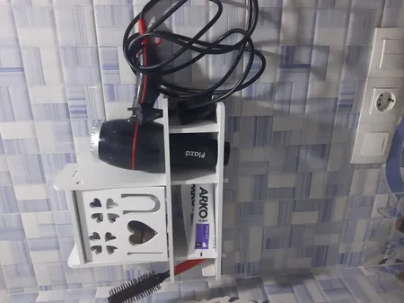 شلف دیواری مدل نگهدارنده سشوار