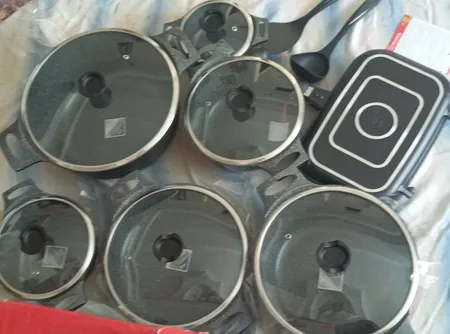 سرویس قابلمه 16 پارچه هوم کینگ مدل Granite Plus