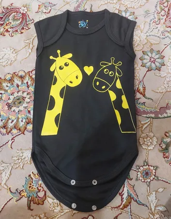 بادی نوزادی طرح زرافه کد 202