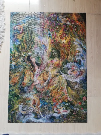 پازل 1000 تکه ترنم طرح نقاشی فرشچیان