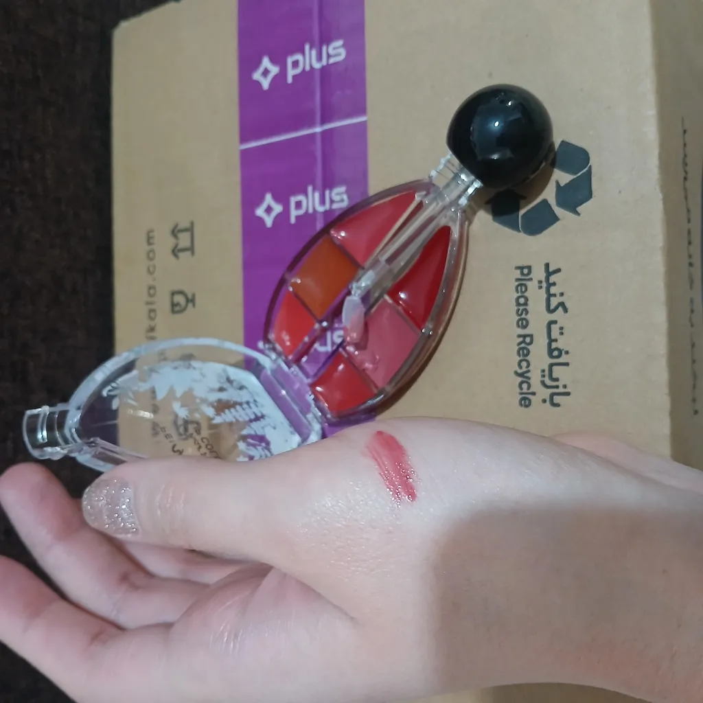 پالت رژ لب جامد پین فن مدل براش دار شماره 1