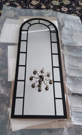 آینه الف مدل   قدی طرح تاج کد 2