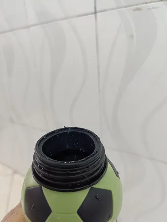 قمقمه مدل سیلیکونی تاشو طرح توپ فوتبال گنجایش 0.55 لیتر