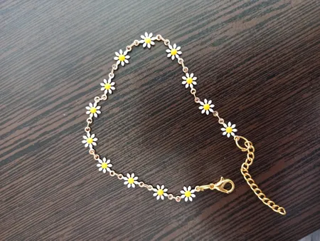 پابند زنانه مدل بابونه کد 482