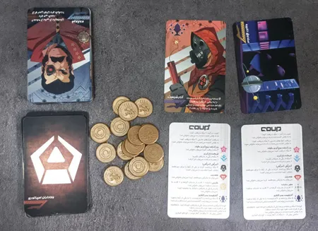 بازی فکری کودتا پلاس مدل coup plus