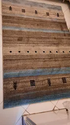 فرش ماشینی ساوین کد ۴۰۰۲ زمینه شکلاتی