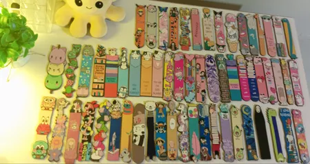 نشانگر کتاب چوبی مدل فانتزی کد 1 مجموعه 60 عددی