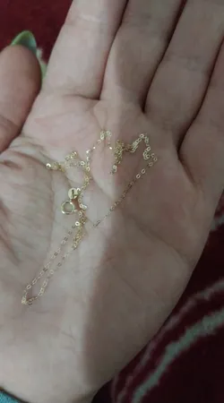 زنجیر طلا 18 عیار زنانه ناریا مدل فلامینگو کد E8