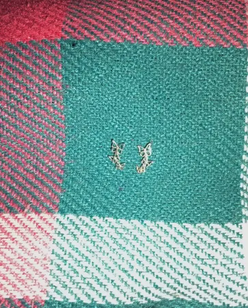 گوشواره نقره زنانه آی ام مدل پروانه butterfly