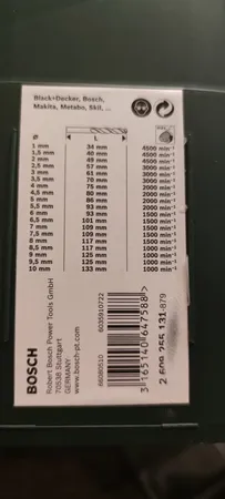 مجموعه 19 عددی مته بوش مدل 2609255131