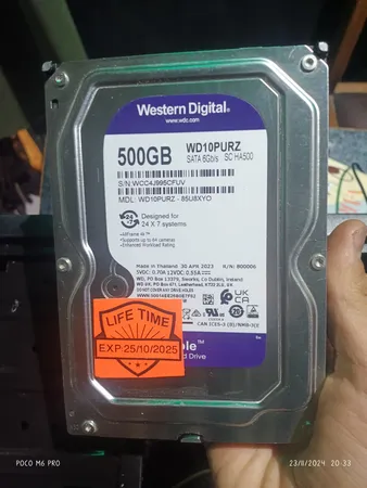 هارد دیسک اینترنال وسترن دیجیتال مدل WD BLUE WD5000AAKX ظرفیت 500 گیگابایت