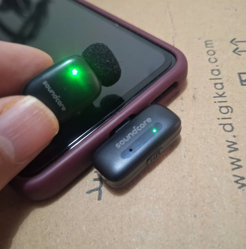 ست میکروفن بی سیم انکر مدل soundcore R20i با درگاه اتصال تایپ سی