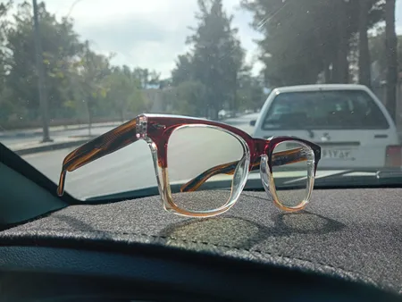 عینک محافظ چشم آلبرت وگ مدل S31109C3-1 Acetate Blue Control