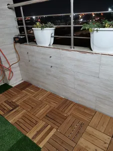 تجریه خرید کفپوش مدل تایل چمن مصنوعی ملورین سایز 30x30 سانتی متر بسته 11 عددی