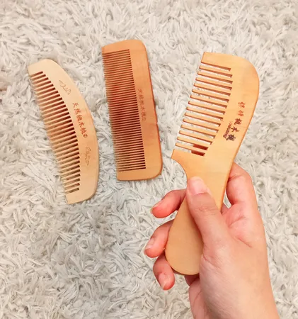 شانه مدل چوبی بسته سه عددی