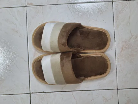 دمپایی حوله ای مردانه نیکتا مدل 10000-1-BN