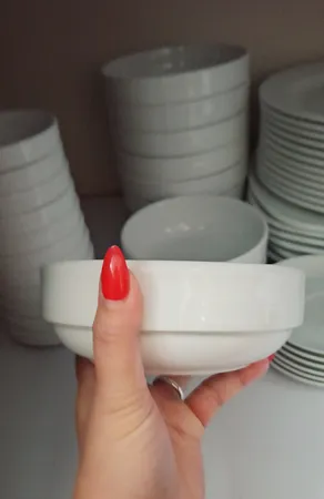 پیاله چینی زرین ایران سری هتلی 49 کد 14 بسته سه عددی درجه یک