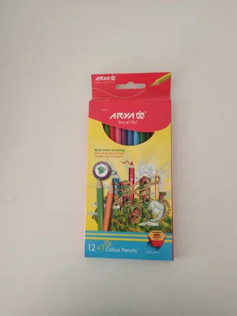مداد رنگی 12 + 1 رنگ آریا کد 3016-Ruins