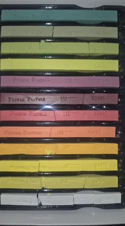 پاستل گچی 24 رنگ پژواک مدل XR24