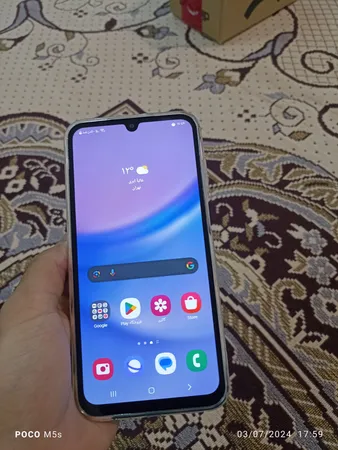 گوشی موبایل سامسونگ مدل Galaxy A15 دو سیم کارت ظرفیت 256 گیگابایت و رم 8 گیگابایت
