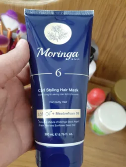 ماسک مو مورینگا اِمو مدل 6 حالت دهنده فر موهای فر 200 میلی لیتر
