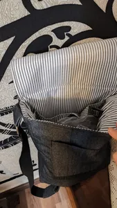 تجریه خرید کیف رو دوشی گالری چی چاپ طرح کمپ کد 65851