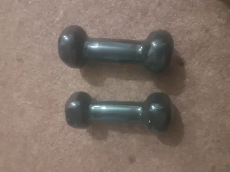 دمبل رکورد مدل V-H وزن 1 کیلو گرمی بسته 2 عددی