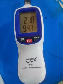 رطوبت سنج و دماسنج وینتکت مدل WT83