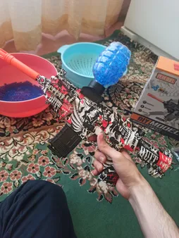 تفنگ بازی مدل تیر ژله ای Mini M416