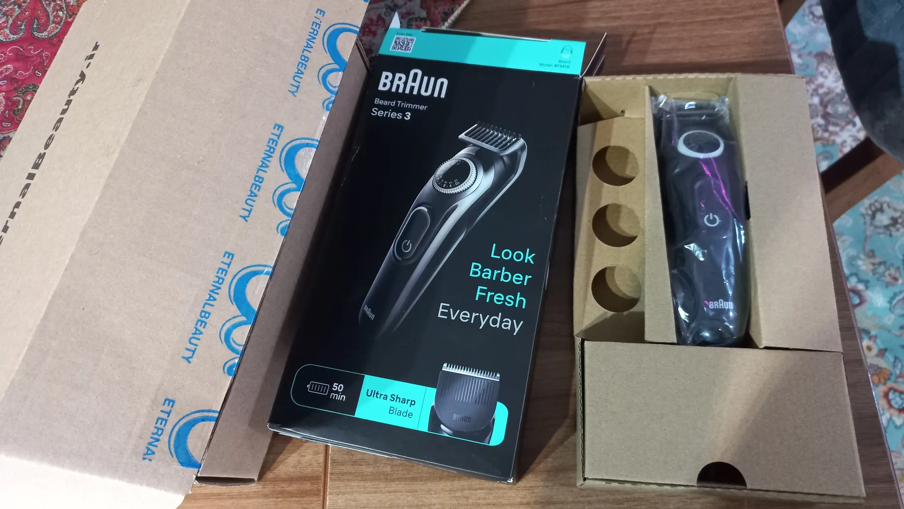 ماشین اصلاح موی سر و صورت شارژی براون مدل BT3410