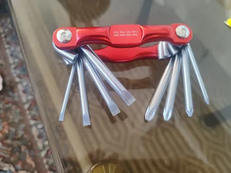 مجموعه 8 عددی پیچ گوشتی تاشو رونیکس مدل RH-2901