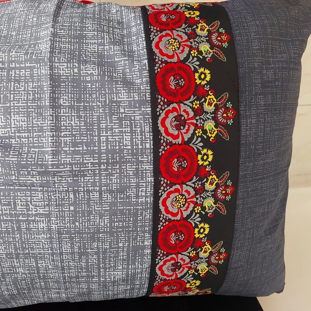 سرویس ملحفه کاتن باکس مدل Folk Art دو نفره 4 تکه