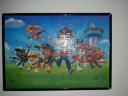 پازل 150 تکه ایران پازل طرح سگ های نگهبان