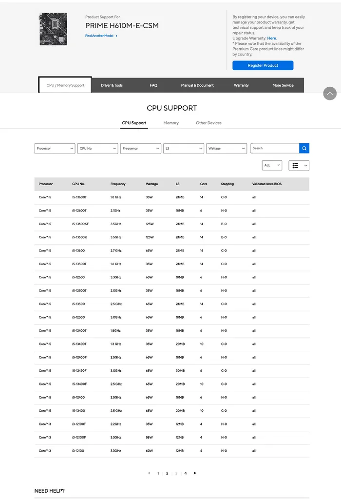 مادربرد ایسوس مدل PRIME H610M-E-CSM