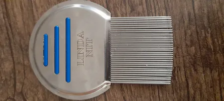 شانه ضد شپش لیندا نیت مدل تمام استیل پاک کننده تخم شپش