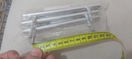 دستگیره کابینت مدل میله ای کد A10 بسته 3 عددی