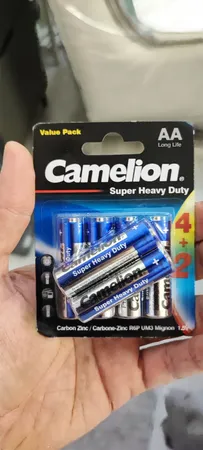 باتری قلمی کملیون مدل Super Heavy Duty بسته 6 عددی