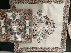 تجریه خرید جانماز مدل آبرنگی دورو طرح دار کد 9946